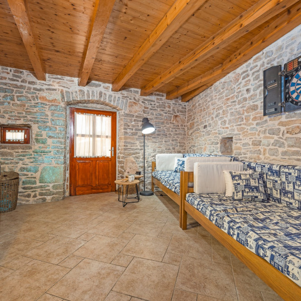 Soggiorno, Villa Laura, Villa Laura Orihi con piscina, Istria, Croazia Orihi